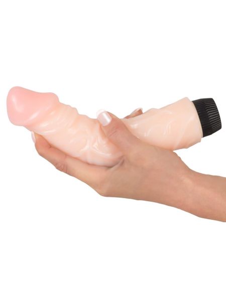 Wibrator realistyczny penis naturalny duży gruby 23cm - 9