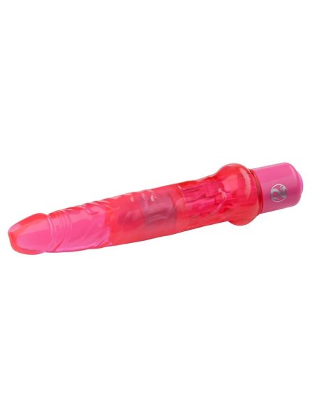 Wąski żelowy wibrator penis analny do pupy 17cm - 5