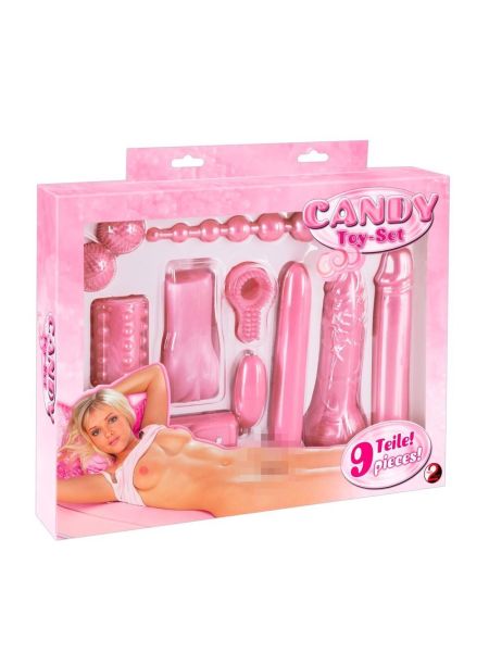 Zestaw sex akcesoriów zabawek erotycznych 9 części