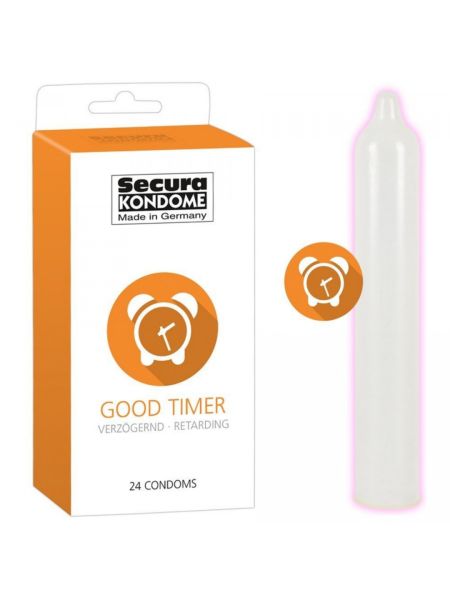 Prezerwatywy opóźniające Secura Good Timer 24szt