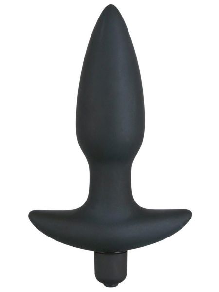 Korek analny wibrujący silikonwy 5 trybów 15cm sex - 3