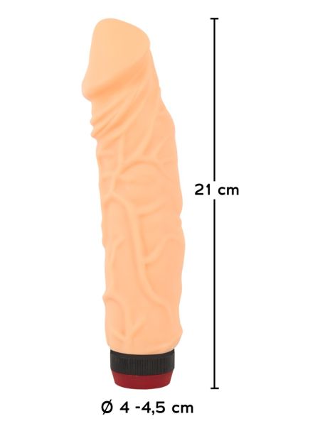 Wibrator duży penis realistyczny członek 21cm - 15
