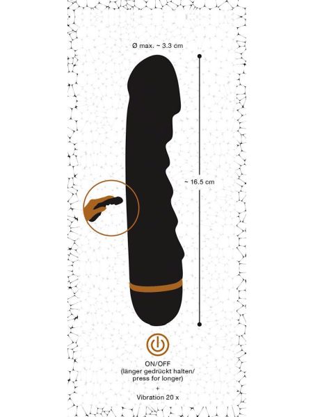 Ostry penetrator waginy mocny wibrator 16 cm 20 tryb - 15