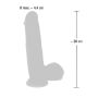 Grube dildo penis realistyczne przyssawka 20cm sex - 16