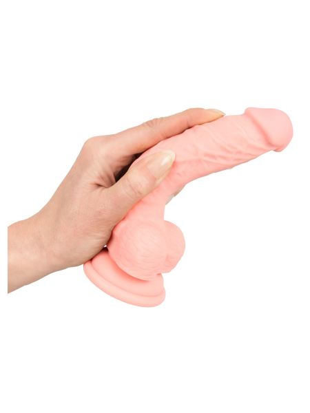 Dildo realistyczne penis prawdziwy naturalny 18 cm - 12
