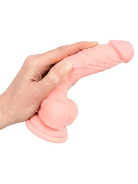Dildo realistyczne penis prawdziwy naturalny 18 cm - 13