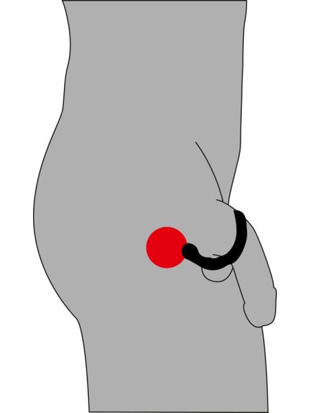 Pierścień na penisa erekcyjny z masażerem krocza - 14