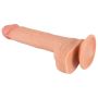 Realistyczny elastyczny penis dildo z jądrami 21cm - 7