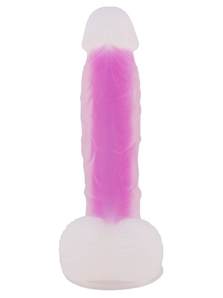 Miękki realistyczny penis dildo z przyssawką 17cm - 5