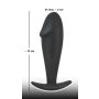 Ergonomiczny korek analny mini penis 10cm - 13
