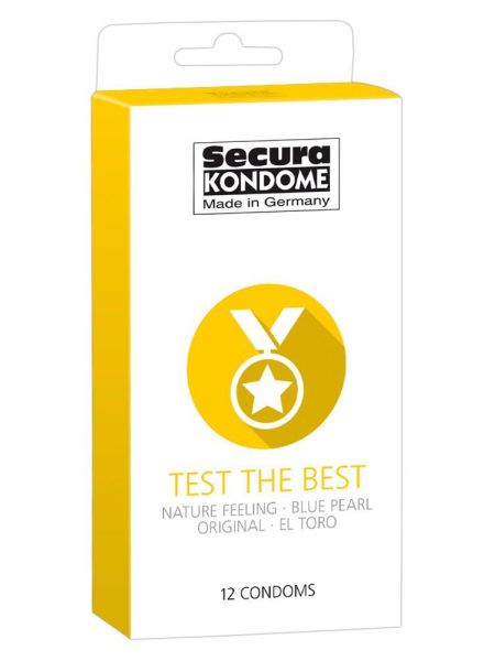 Mix najlepsze prezerwatywy kondomy Secura Best 12szt