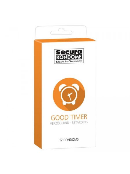 Prezerwatywy opóźniające Secura Good Timer 12szt - 2