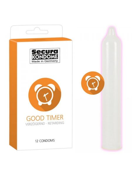 Prezerwatywy opóźniające Secura Good Timer 12szt