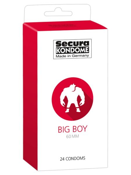 Prezerwatywy duży rozmiar xxl sex Secura Big 24szt - 2
