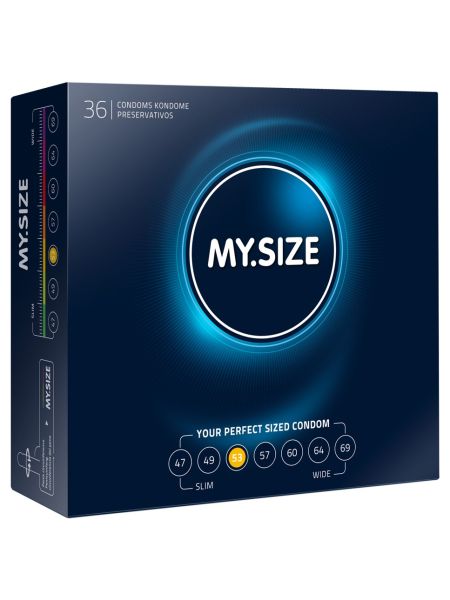 Prezerwatywy klasyczne na wymiar MYSIZE 53mm 36szt