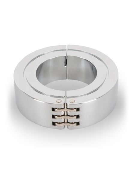 Metalowy stalowy pierścień na jądra obciążnik BDSM - 7