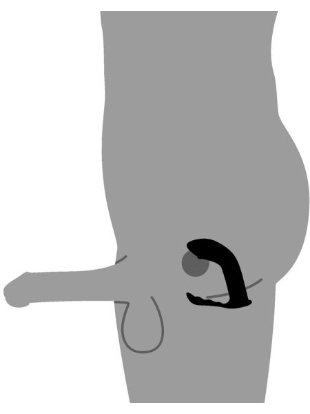 Korek analny męski plug sex masażer prostaty 14cm - 13