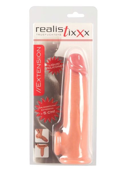 Realistyczna naturalna przedłużka penisa plus 5cm - 2