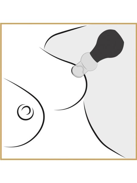 Pompki do sutek piersi brodawek stymulujące 2szt - 3