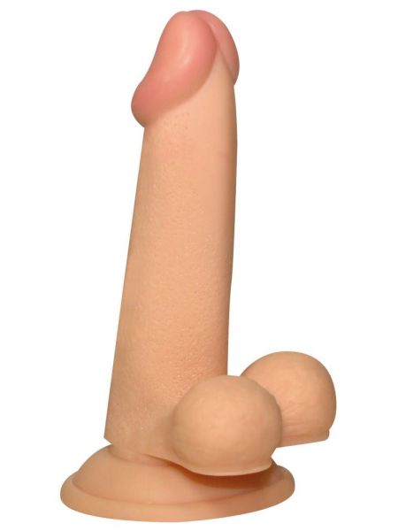 Dildo realistyczne naturalny penis przyssawka 16cm - 4