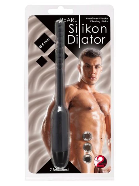 Wibrujący dilator do penisa sex sonda do cewki 8mm