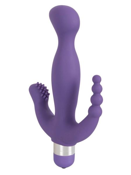 Wibrator masażer wagina łechtaczka anal 20cm 5trybów - 3