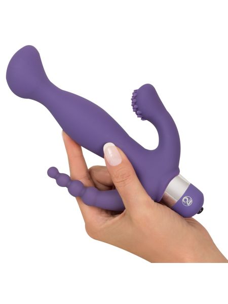 Wibrator masażer wagina łechtaczka anal 20cm 5trybów - 6