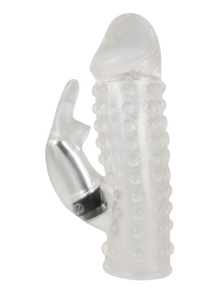 Penis Sleeve with Clitoris Stimulator - 4