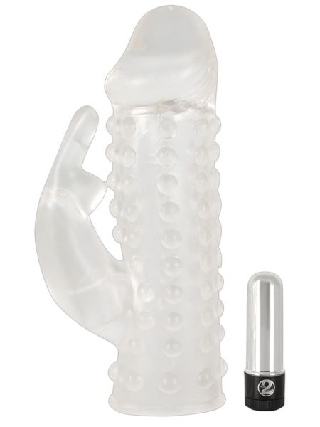 Penis Sleeve with Clitoris Stimulator - 10