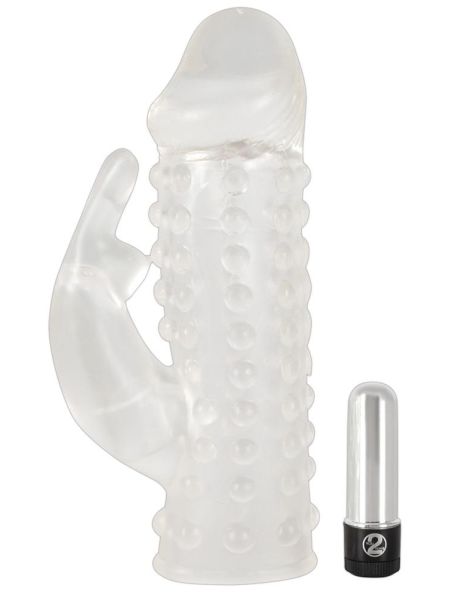 Penis Sleeve with Clitoris Stimulator - 9