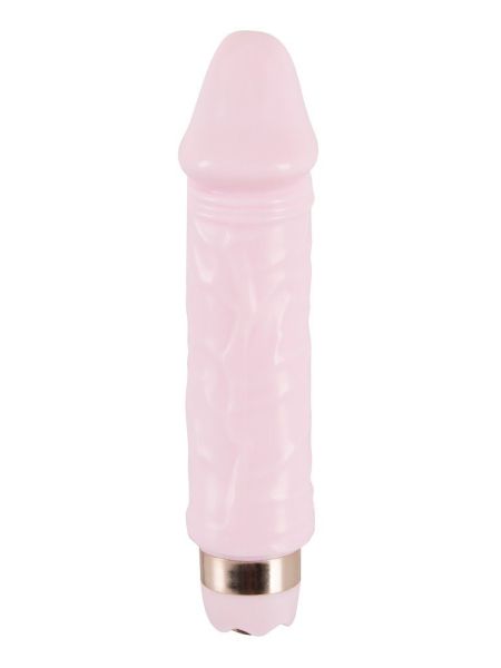Realistyczny podręczny wibrator członek penis 16cm - 2