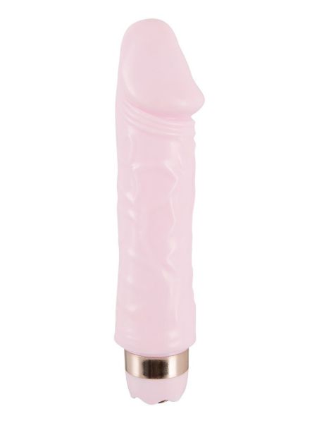 Realistyczny podręczny wibrator członek penis 16cm