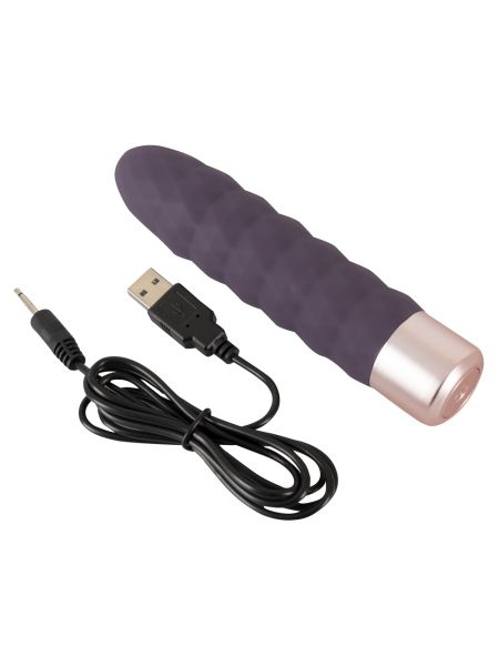 Wibrator klasyczny analny waginalny 10 trybów 15 cm - 12