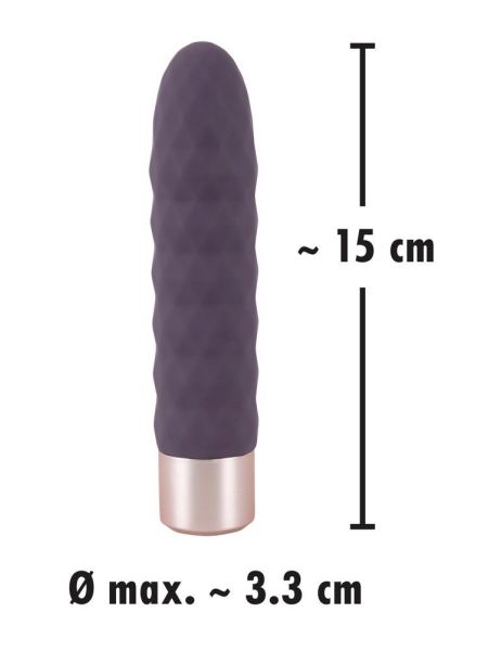 Wibrator klasyczny analny waginalny 10 trybów 15 cm - 18