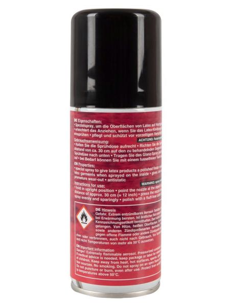 Spray pielęgnujący nabłyszczacz lateks guma BDSM - 4