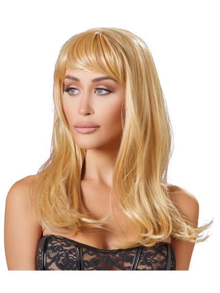 Peruka blond długa przebieranki trans dragqueen - 3