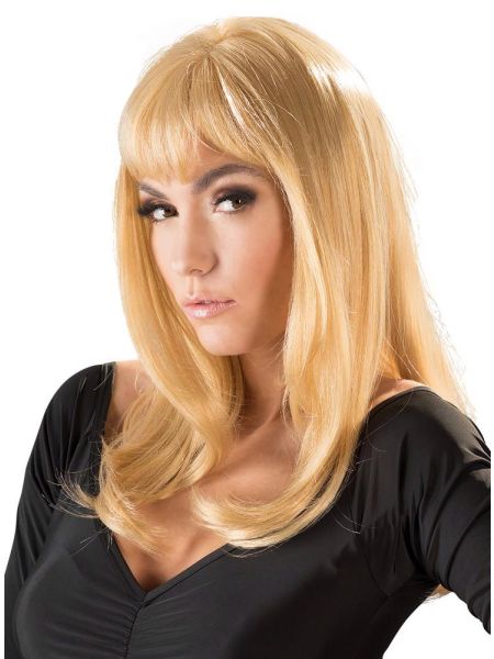 Peruka blond długa przebieranki trans dragqueen - 7