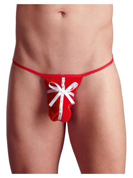 Stringi męskie erotyczne czerwone prezent urodziny - 4