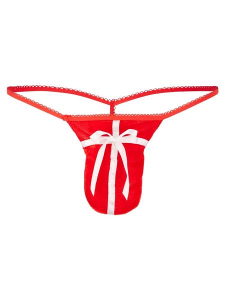 Stringi męskie erotyczne czerwone prezent urodziny - 9