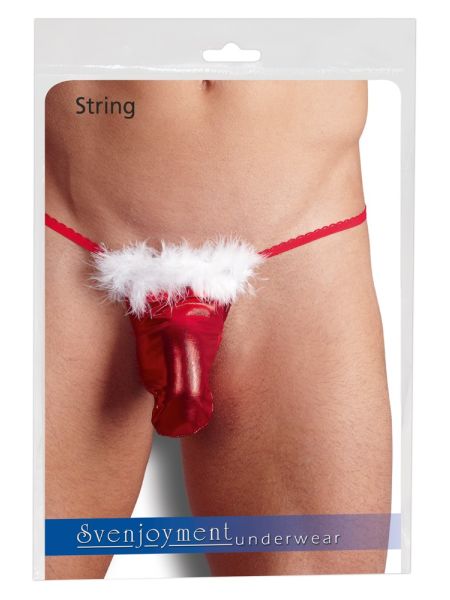 Stringi męskie erotyczne striptiz Święty Mikołaj - 2