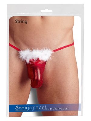 Stringi męskie erotyczne striptiz Święty Mikołaj - image 2