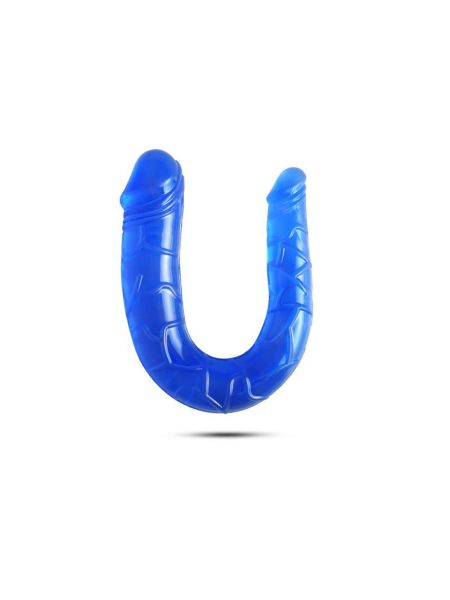 Podwójne dildo analne waginalne dwustronne 15cm