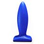Mały korek analny wąski dla początkujących 10cm niebieski - 3