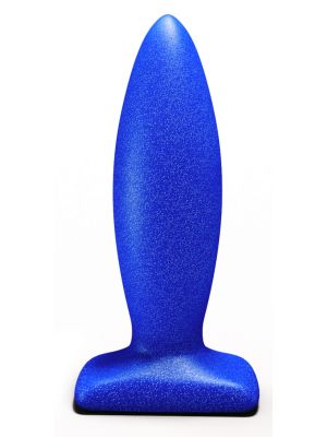 Mały korek analny wąski dla początkujących 10cm niebieski - image 2