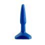 Korek analny dla początkujących wąski mały 12cm niebieski - 3