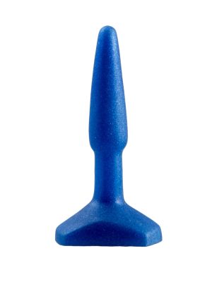 Korek analny dla początkujących wąski mały 12cm niebieski - image 2