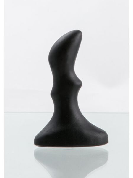 Mały plug korek analny unisex masażer prostaty 10cm czarny - 2