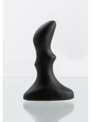Mały plug korek analny unisex masażer prostaty 10cm czarny - image 2