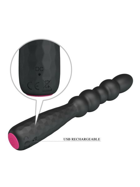 Mocny wibrator waginalny stymulator analny 12 trybów - 6