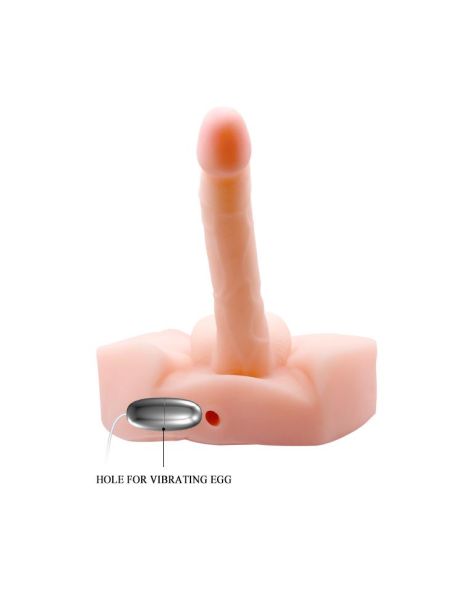 Masturbator podwójny penis wagina wibrujący sex - 3